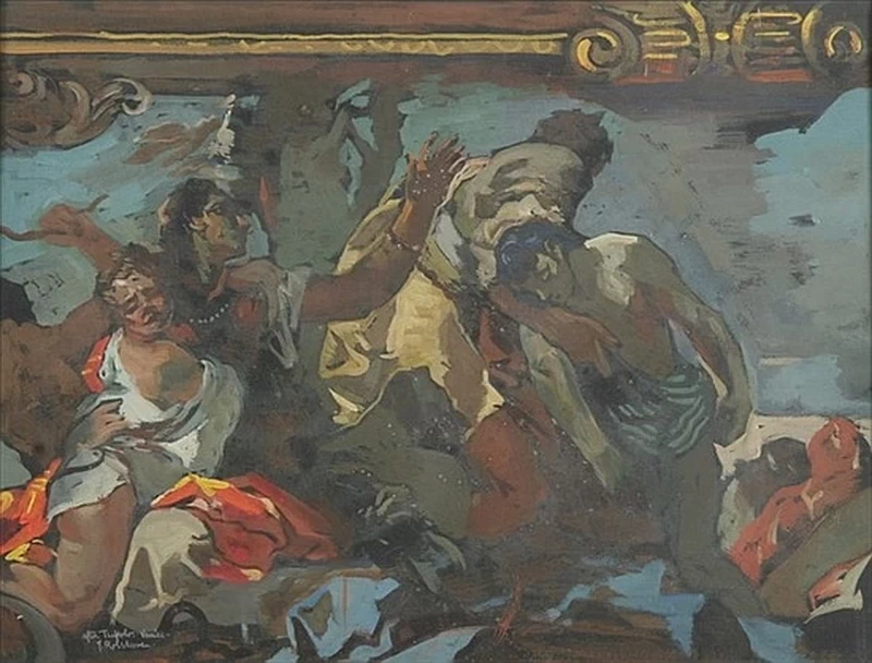 Figura mitologica dal Tiepolo